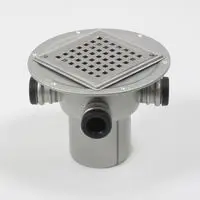 Blücher Square gulvafløb type 351 - Ø110 mm lodret, med sideindløb - Tilgængelig nu