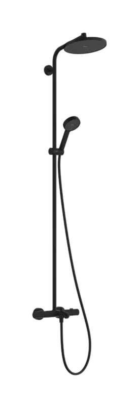 Sidste mulighed | hansgrohe Activera S Showerpipe 240 1jet med kartermostat, mat sort