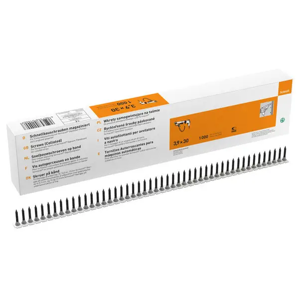 Fermacell Gipsskruer på Bånd - 3,9x30mm - 1000 stk/pk - Spar nu