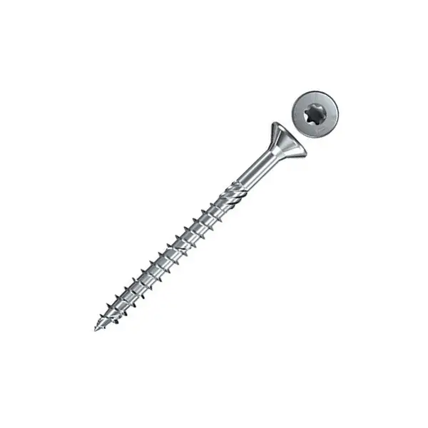 Klar til levering - SOLID Spånskrue Powerfast TX20 - 4,5x80mm - 200 stk/pk