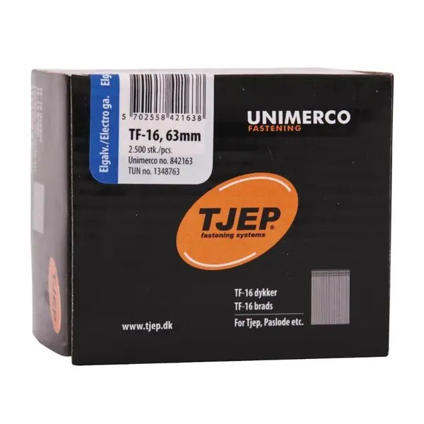 Begrænset antal | TJEP Dykker TF16 - 1,6x63mm - 200 stk/pk