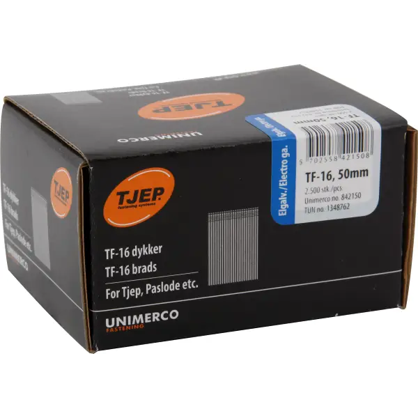 TJEP Dykker Tf16 - 1,6x50mm - 2500 stk/pk - Bestil direkte