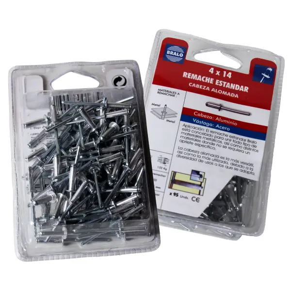 Bestil nemt - Blindnitte 4,0 x12mm Alu/Stål 105stk/sb Bralo