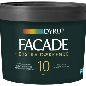 Bestil nu - Dyrup, Facademaling, Ekstra Dækkende 10, hvid, 4,5 L