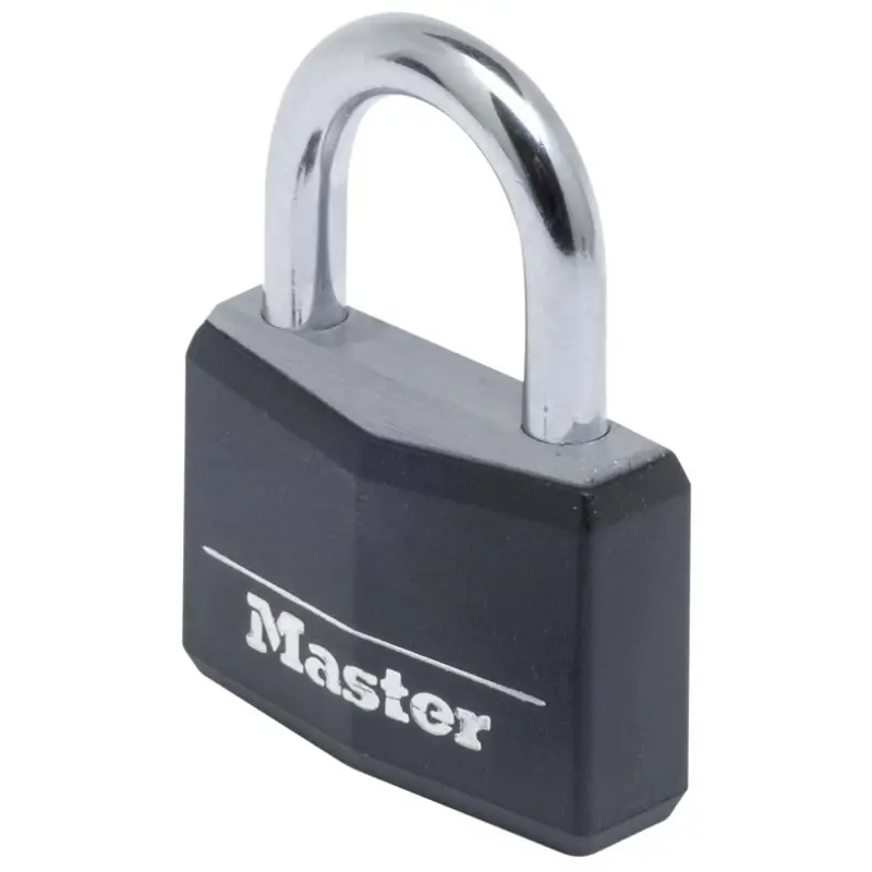 Master Lock, Hængelås m/nøgle, 4-stift, 40 mm - Ny vare