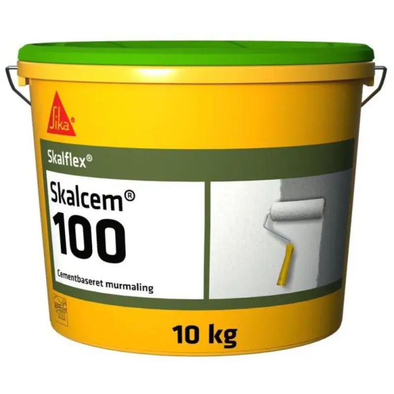 Skalflex® Skalcem® 100, Facademaling, gråbeige, 10 kg - Nyt produkt