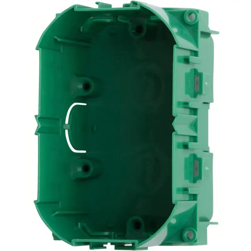 Bedst sælgende - E-line, Indmuringsdåse, 1½ modul, grøn