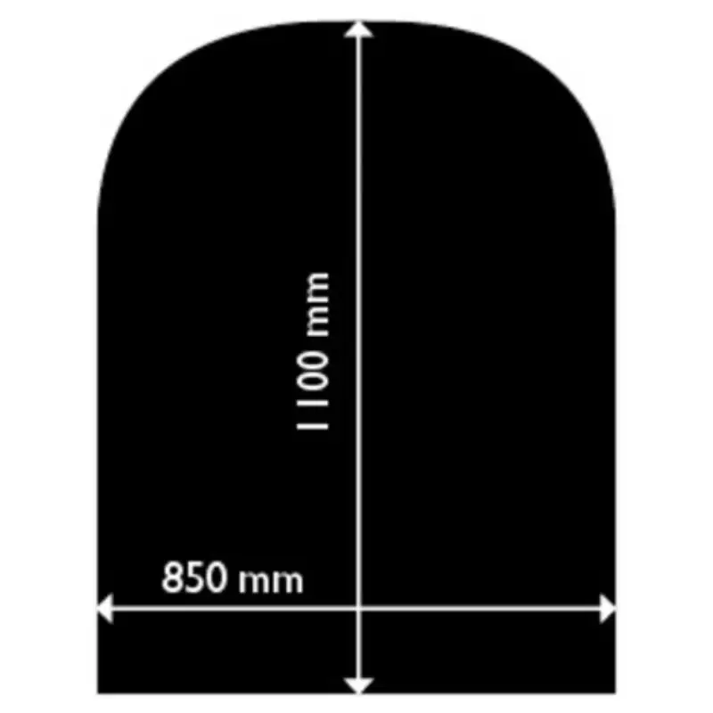 Aduro, Stålgulvplade, 850 x 1100 mm - Høj kvalitet