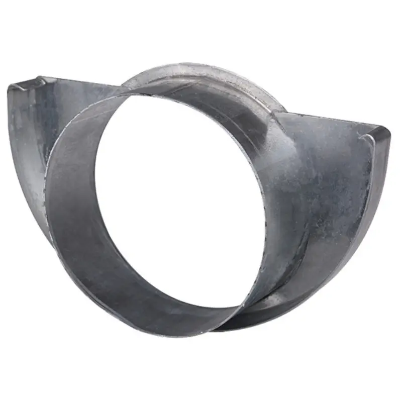 Outlet - Plastmo Zink, Endebund m/hul, Ø75 mm