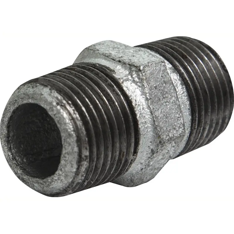 Ny vare | Brystnippel, galvaniseret stål, Ø: 1/2"/3/4"