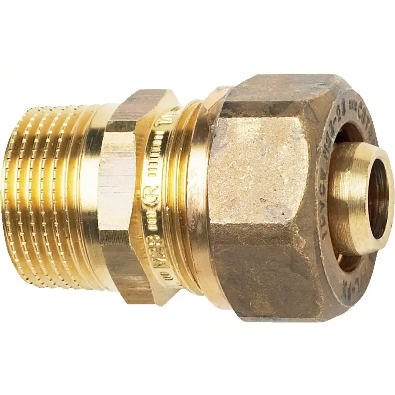 Kompressionsnippel, messing, 3/4" x 15/18 mm | Ekspreslevering