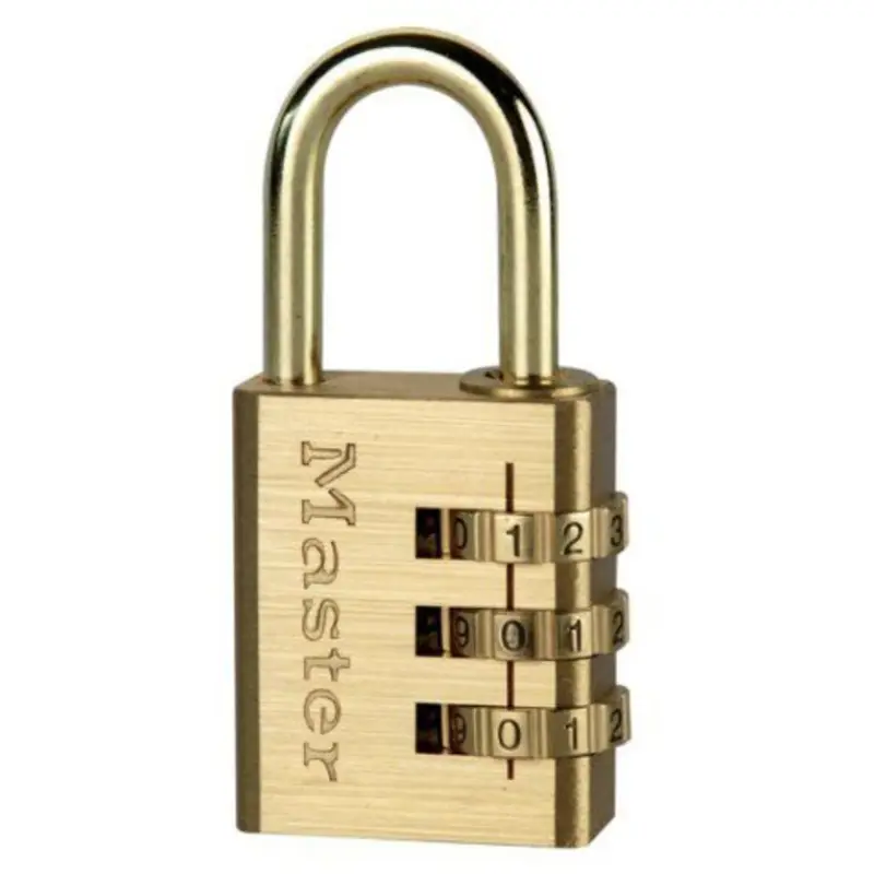 Kan købes nu - Master Lock, Hængelås m/kode, 3 cifre, 630D, 30 mm
