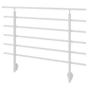 Dolle, Gelændersæt, Pure White, aluminium, vægmontering - Bedste pris