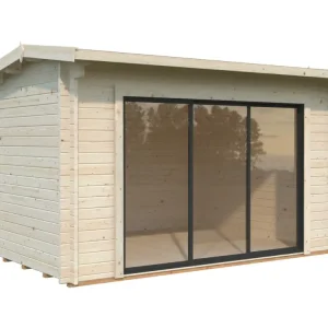 Ny vare | Anneks m/skydedør, Ines Plus, 11,1 m², natur
