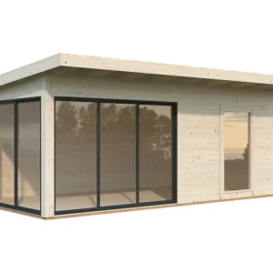 Bestil direkte | Anneks m/skydedør, Andrea Plus, 17,1 m², natur