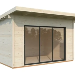 Anneks m/skydedør, Grace Plus, 11,2 m², natur - Sidste mulighed