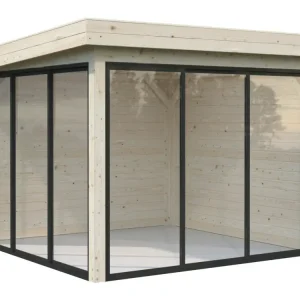Anneks m/skydedør, Lenna 401, 8,3 m², hvid | Bestil i dag