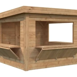 Kun i dag | Salgsbod m/luger, Lenna 306, 8,3 m², brun