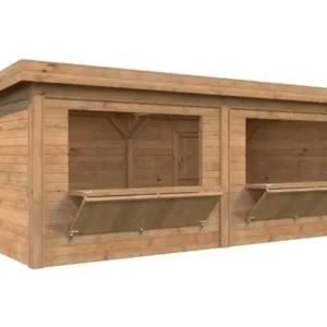 Fordelagtig pris | Salgsbod m/luger, Lenna 311, 16,6 m², brun