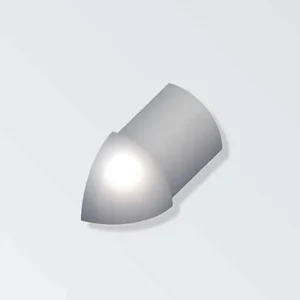 Leveres hurtigt | Roliba, Hjørneprofil til fliser, kvartcirkel, rustfrit stål, blank, 20 mm