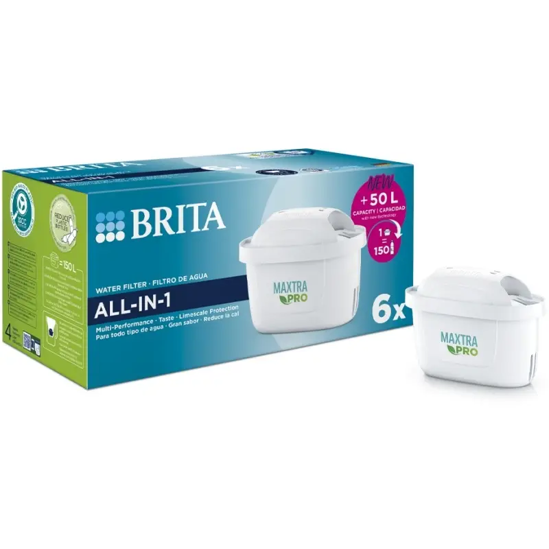Brita, Vandfilter, Maxtra Pro All-In-1, 6 stk. - Hurtig forsendelse