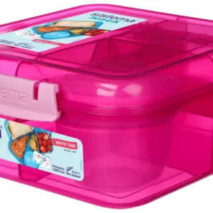 Høj kvalitet - Sistema, Madkasse, Bento Cube, 1,25 L