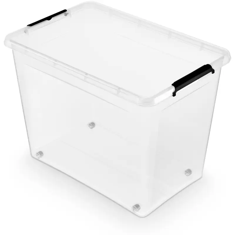 Opbevaringskasse m/hjul, SimpleStore, 80 L - Tilbudspris