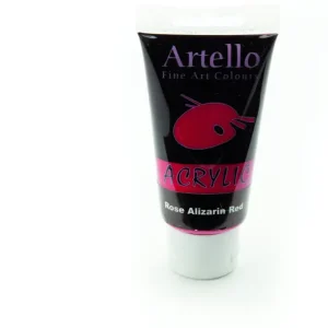 Artello, Akrylmaling, Rose Alizarin Red, 75 ml - Kampagnepris