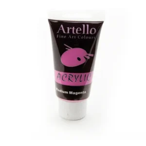 Køb online | Artello, Akrylmaling, Medium Magenta, 75 ml
