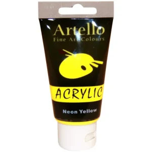 Anbefalet valg - Artello, Akrylmaling, Neon Yellow, 75 ml