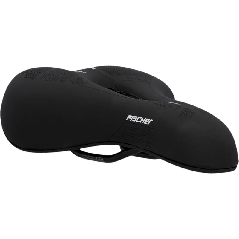 Ekstra rabat - Fischer, Cykelsadel m/memory foam, Trekking