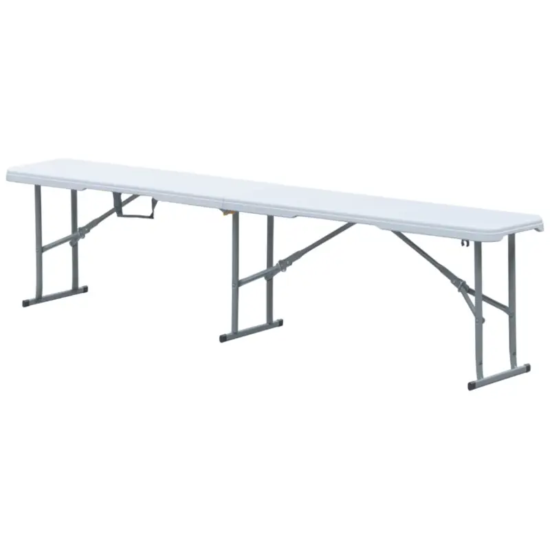 Kundernes favorit - Foldbar bænk, hvid