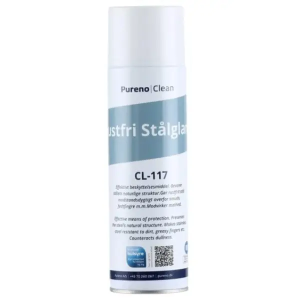 Pureno Clean, Rustfri Stålglans, 500 ml | Bedst sælgende