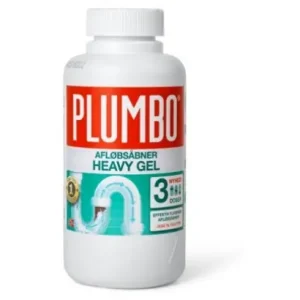 Klar til afsendelse | Plumbo, Afløbsåbner, Heavy Gel, 550 g
