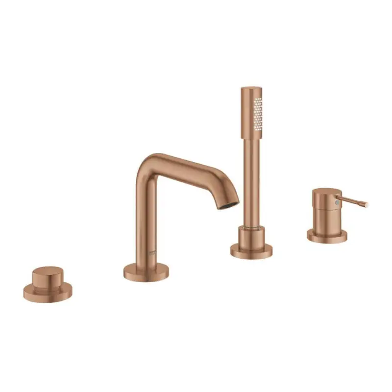 Bestil i dag | GROHE Essence New etgrebsbatteri 1/2/197 mm tud t/kar/br, børstet Warm Sunset messing