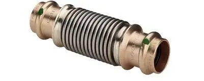 Bedste pris | Viega kompensator 54 mm rødgods