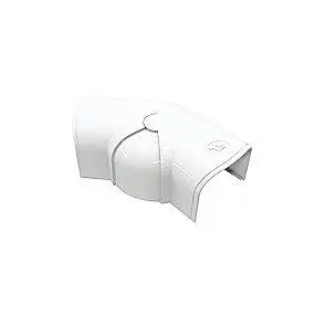 T75 justbar Flad vinkel 78x58 mm, hvid, 80 - 140 grader, RAL 9010 - Kan bestilles