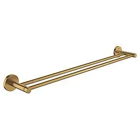 GROHE Essentials Dobbelt håndklædestang 600mm - Børstet Cool Sunrise | Kun få tilbage