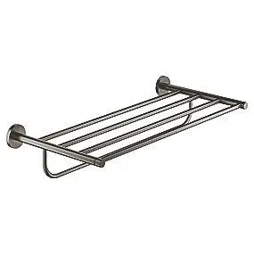 Bestil direkte - GROHE Essentials Multi håndklædestang med hylde - Børstet Hard Graphite